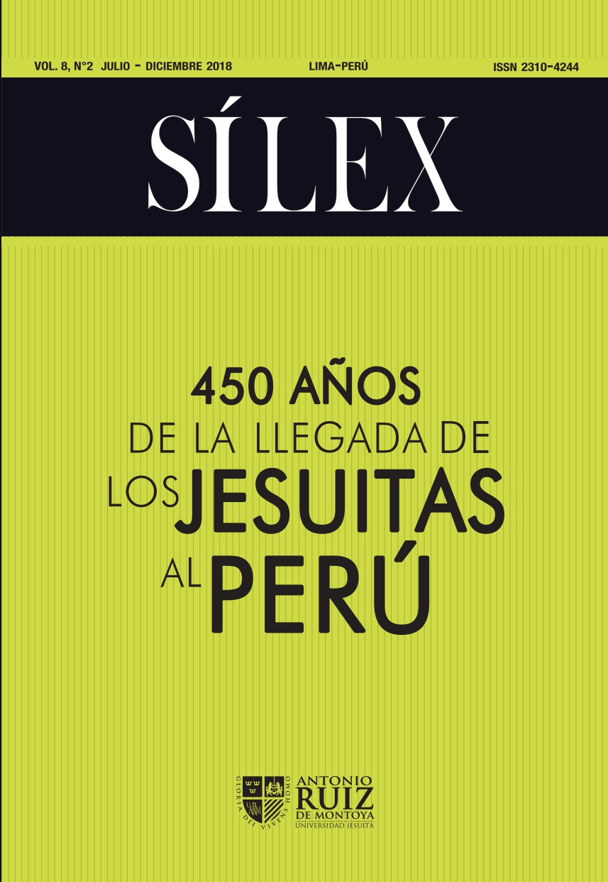 					Ver Vol. 8 Núm. 2 (2018): 450 años de la llegada de los jesuitas al Perú
				